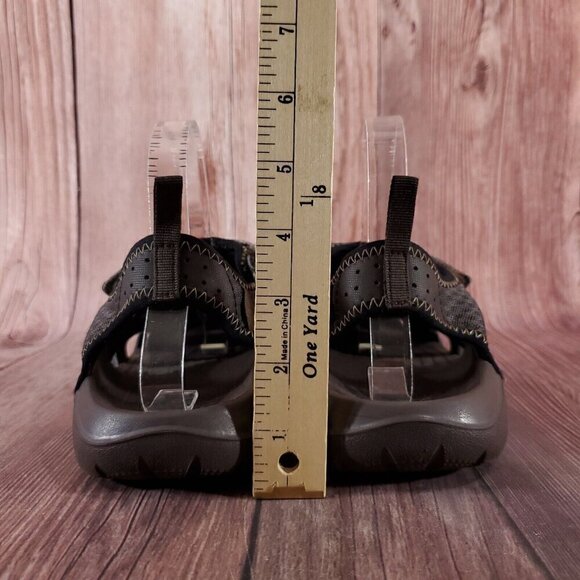 Crocs Swiftwater Mens 8 Brown Mesh Fisherman Deck Sandals Water Shoes 15041 - Picture 14 of 16